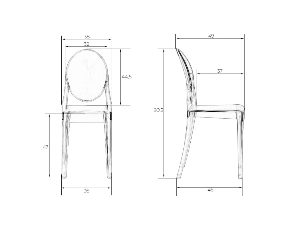 Стул Victoria Ghost