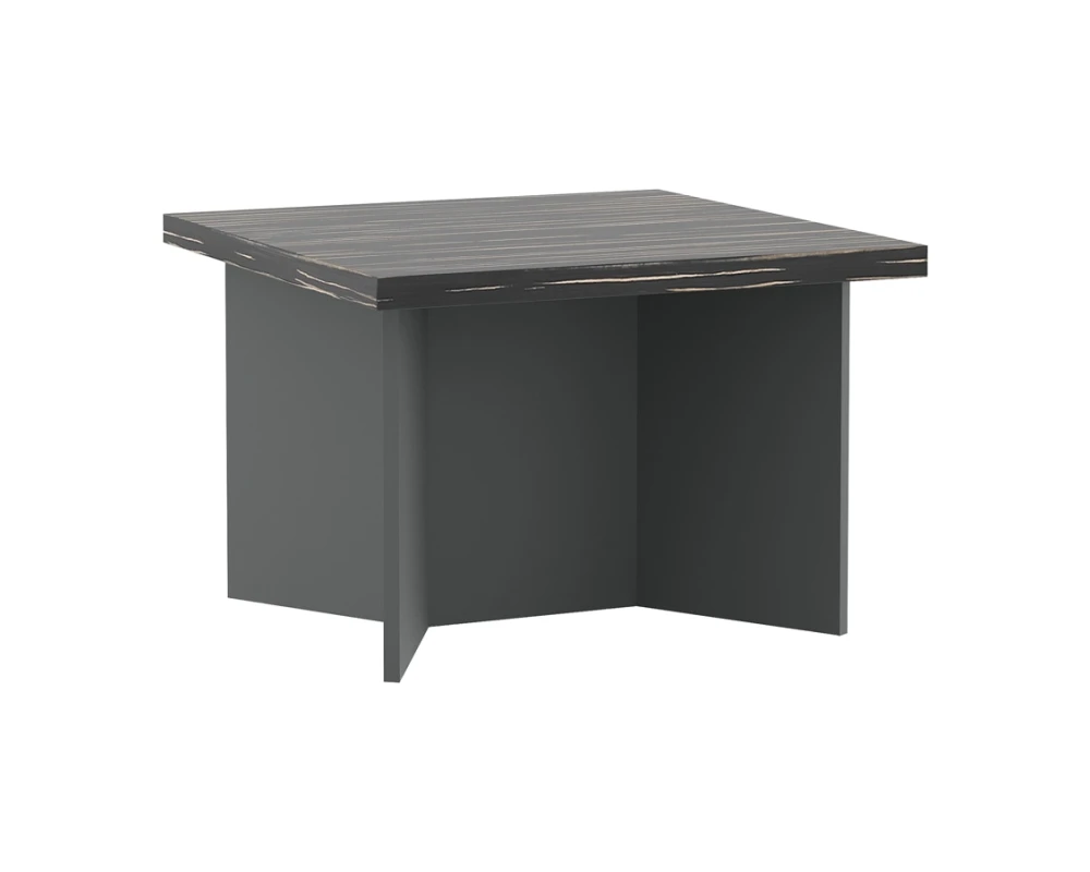 Стол кофейный Дали / Dali шпон Эбен/Антрацит