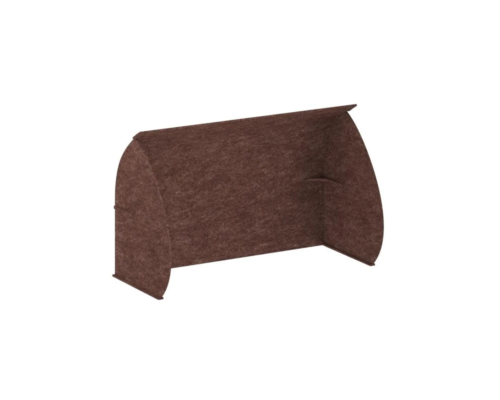 Кабина настольная скругленная на стол VE.KB2-138.6 1380x600x1000 Акустикс / AcustiX