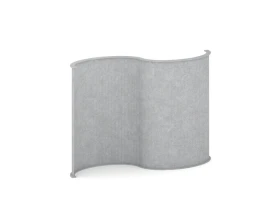 Напольная S-образная перегородка VE.NSP-1400 1990x460x1400 Акустикс / AcustiX images