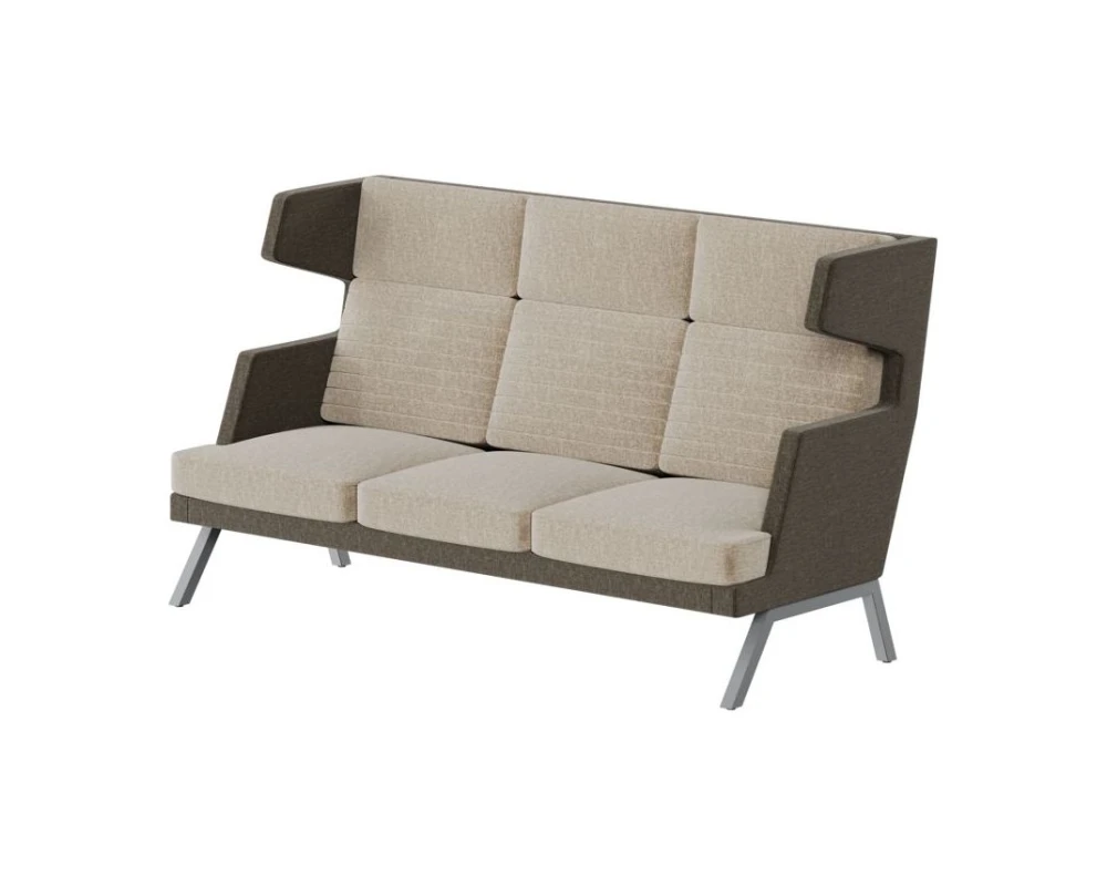 Диван трехместный высокий Алдо / Aldo