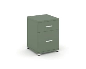 Тумба опорная/приставная 1 ящ. 1 распаш. фасад CN.TUO-004 W 420x420x583 Концепт / Concept images