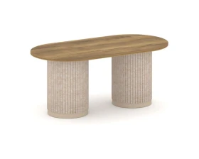 Стол переговорный овальный PR.C.SPRG-006.D 1800х900х750 Фелто / Felto images