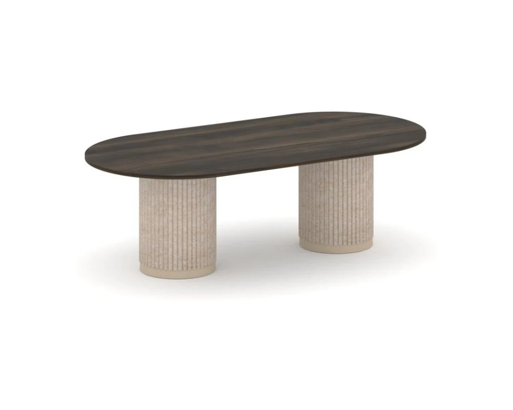 Стол переговорный овальный PR.C.SPRG-007.D 2400х1200х750 Фелто / Felto