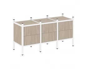 Прямой стеллаж L-06 1278x446x636 Loft images