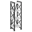 отзыв Стеллаж на колесных опорах - 4 полки 400х400х1334 Loft