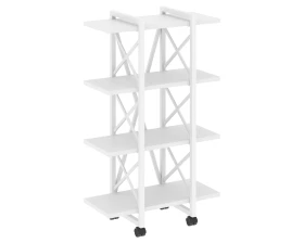 Стеллаж на колесных опорах - 4 полки V 800х400х1334 Лофт / Loft images