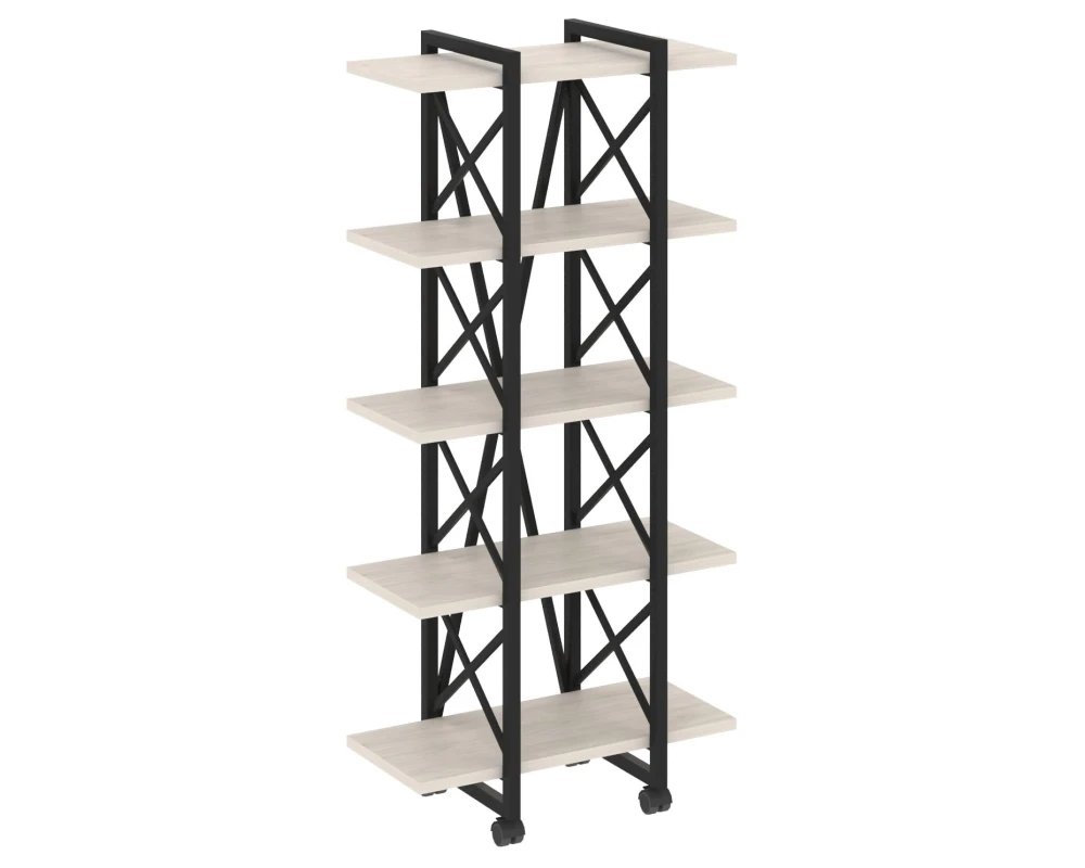 Стеллаж на колесных опорах - 5полок V 800х400х1704 Лофт / Loft
