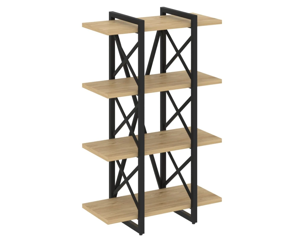 Стеллаж на регулируемых опорах - 4 полки V 800х400х1280 Лофт / Loft