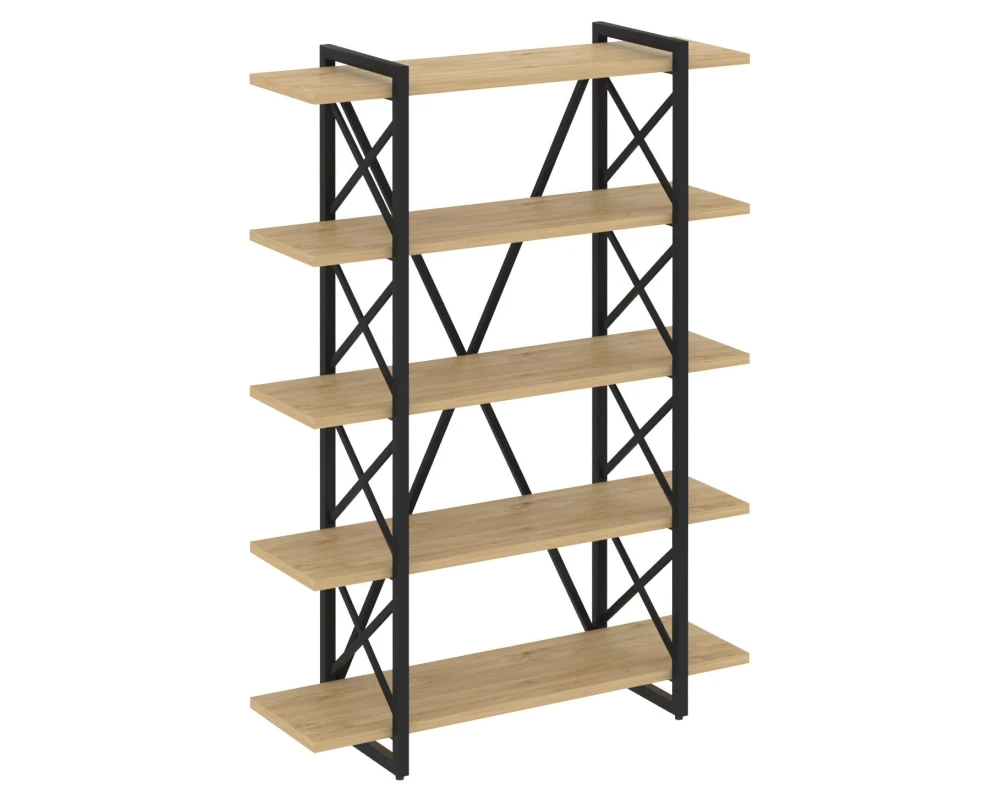 Стеллаж на регулируемых опорах - 5 полок 1200х400х1650 Лофт / Loft