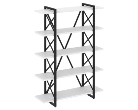 Стеллаж на регулируемых опорах - 5 полок 1200х400х1650 Лофт / Loft images