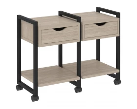 Тумба на колесных опорах наборная. Вариант №1 970х460х767 Loft images