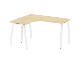 Стол криволинейный левый на А-образном м/к 140x120x75 Метал Систем / Metal System images