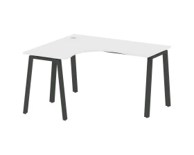 Стол криволинейный левый на А-образном м/к 140x120x75 Метал Систем / Metal System images