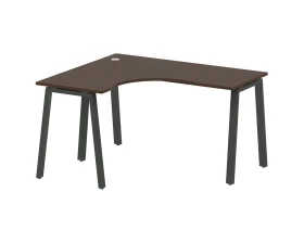 Стол криволинейный левый на А-образном м/к 140x120x75 Метал Систем / Metal System images