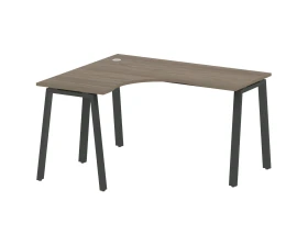 Стол криволинейный левый на А-образном м/к 140x120x75 Метал Систем / Metal System images