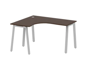 Стол криволинейный левый на А-образном м/к 140x120x75 Метал Систем / Metal System images
