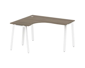 Стол криволинейный левый на А-образном м/к 140x120x75 Метал Систем / Metal System images