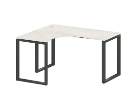 Стол криволинейный левый на О-образном м/к 140x120x75 Метал Систем / Metal System images
