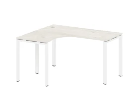 Стол криволинейный левый на П-образном м/к 140x120x75 Метал Систем / Metal System images