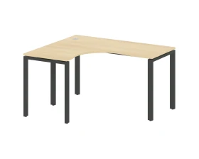 Стол криволинейный левый на П-образном м/к 140x120x75 Метал Систем / Metal System images