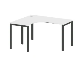 Стол криволинейный левый на П-образном м/к 140x120x75 Метал Систем / Metal System images