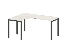 Стол криволинейный левый на П-образном м/к 160x120x75 Метал Систем / Metal System images