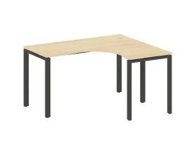 Стол офисный угловой правый на П-образном м/к 140x120x75 Метал Систем / Metal System images