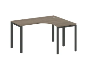 Стол офисный угловой правый на П-образном м/к 140x120x75 Метал Систем / Metal System images