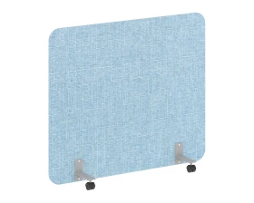 Перегородка на металлических опорах, на роликах 1360x18x1200 Р-лайн софт / R-line soft images