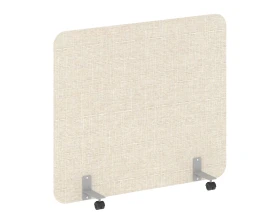 Перегородка на металлических опорах, на роликах 1360x18x1200 Р-лайн софт / R-line soft images