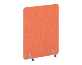 Перегородка на металлических опорах, на роликах 1360x18x1800 Р-лайн софт / R-line soft images