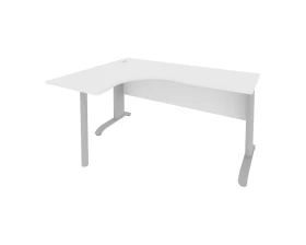 Стол офисный угловой левый металлокаркас 1600x1200x755 Рива / Riva images