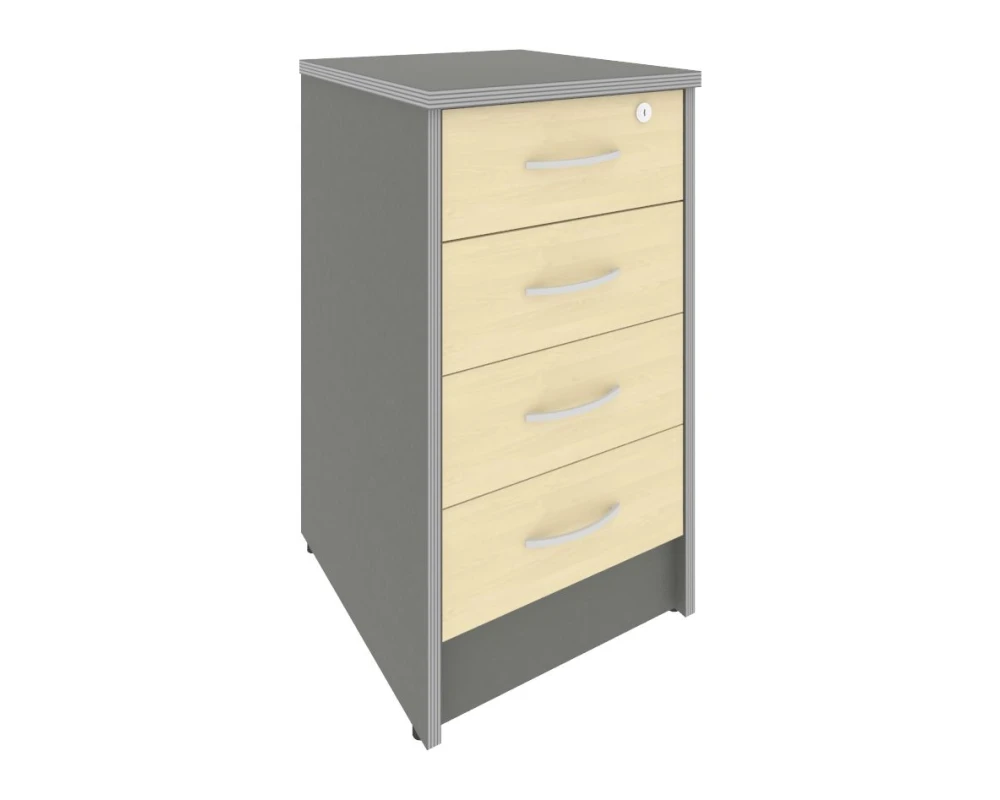 Тумба приставная с замком 412x450x755 Рива / Riva