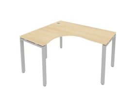 Стол криволинейный левый на П-образном м/к 140x120x75 Метал Систем / Metal System images