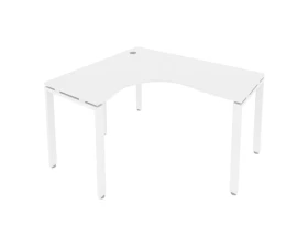 Стол криволинейный левый на П-образном м/к 140x120x75 Метал Систем / Metal System images