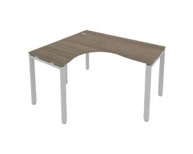 Стол криволинейный левый на П-образном м/к 140x120x75 Метал Систем / Metal System images