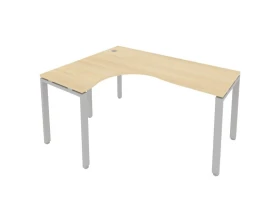Стол криволинейный левый на П-образном м/к 160x120x75 Метал Систем / Metal System images