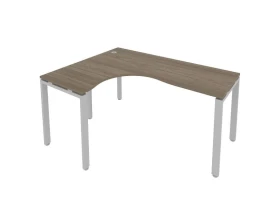Стол криволинейный левый на П-образном м/к 160x120x75 Метал Систем / Metal System images