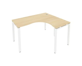 Стол офисный угловой правый на П-образном м/к 140x120x75 Метал Систем / Metal System images