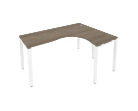 Стол криволинейный правый на П-образном м/к 160x120x75 Метал Систем / Metal System images