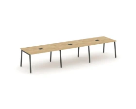 Стол переговорный на А-образном каркасе 40 мм 4410х980х750 Стайл Проджект / Style Project images