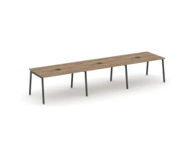 Стол переговорный на А-образном каркасе 40 мм 4410х980х750 Стайл Проджект / Style Project images