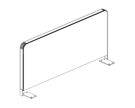 Экран боковой ЛДСП 980х16х497 Стайл Проджект / Style Project images