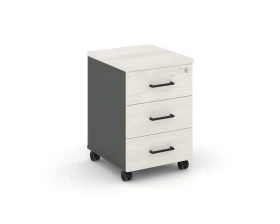 Тумба мобильная 3 ящ. Стандартные колеса 416x460x611 Стайл Проджект / Style Project images