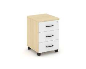 Тумба мобильная 3 ящ. Стандартные колеса 416x460x611 Стайл Проджект / Style Project images
