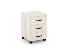Тумба мобильная 3 ящ. Стандартные колеса 416x460x611 Стайл Проджект / Style Project images