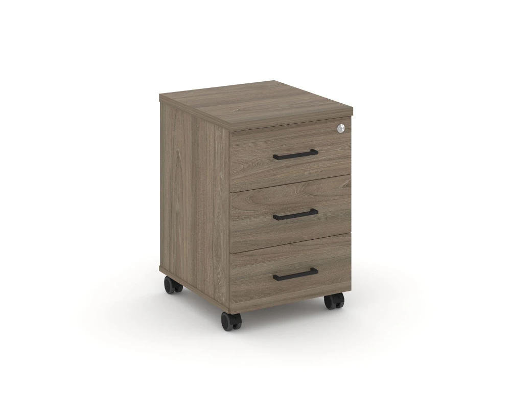 Тумба мобильная 3 ящ. Стандартные колеса 416x460x611 Стайл Проджект / Style Project
