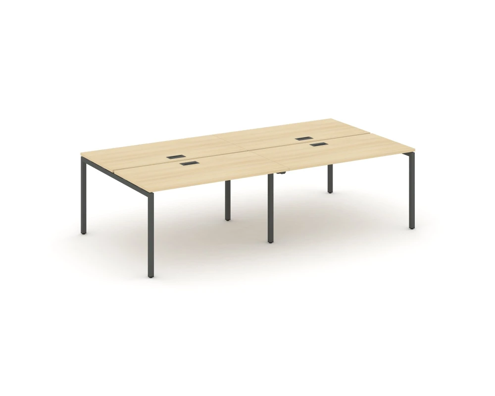 Рабочая станция 2-х сторон. на П-образном каркасе 40 мм 2760x1432x750 Стайл Проджект / Style Project