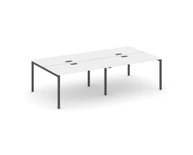 Рабочая станция 2-х сторон. на П-образном каркасе 40 мм 2760x1432x750 Стайл Проджект / Style Project images